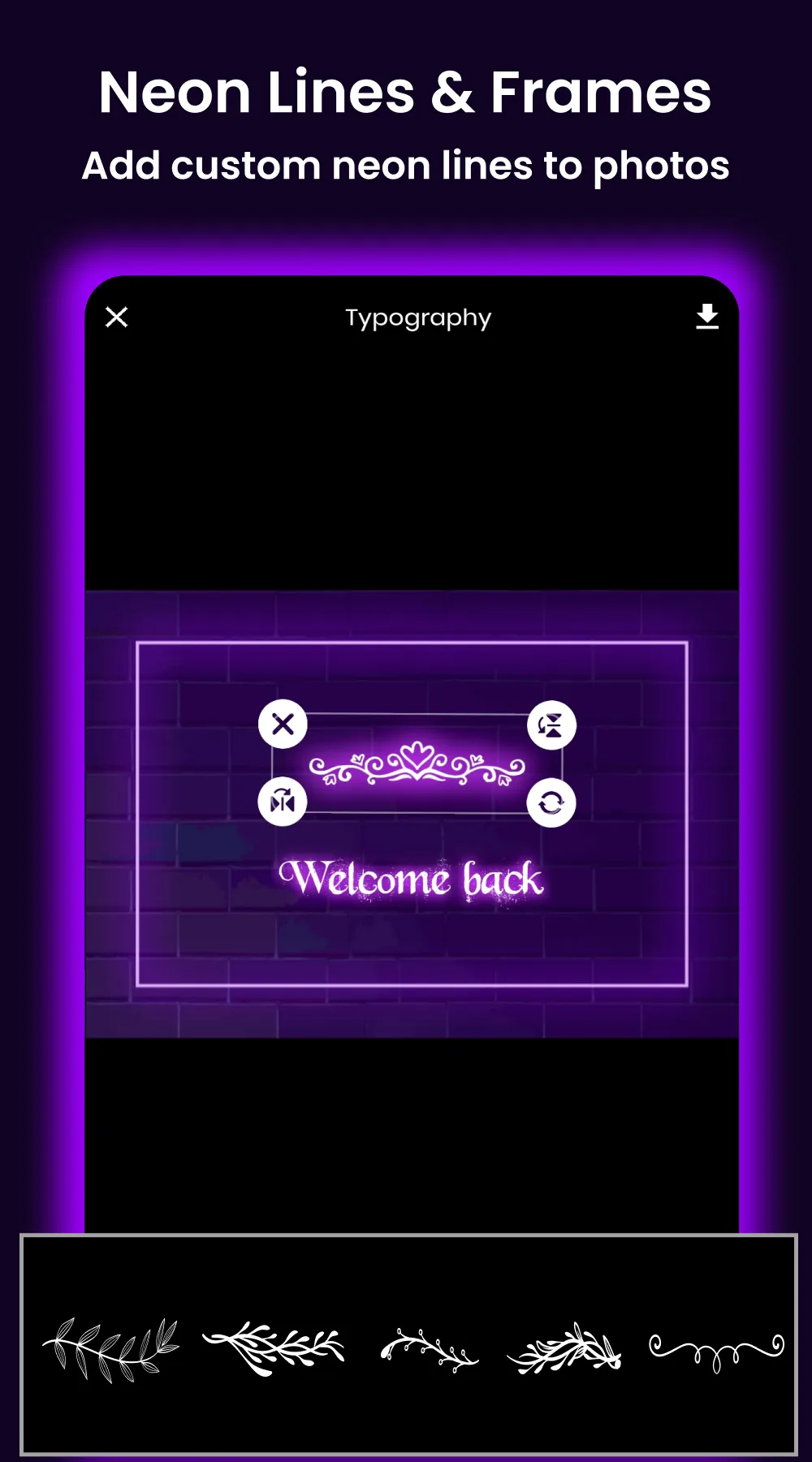 NeonPics: Neon Text & Brush | Indus Appstore | Screenshot