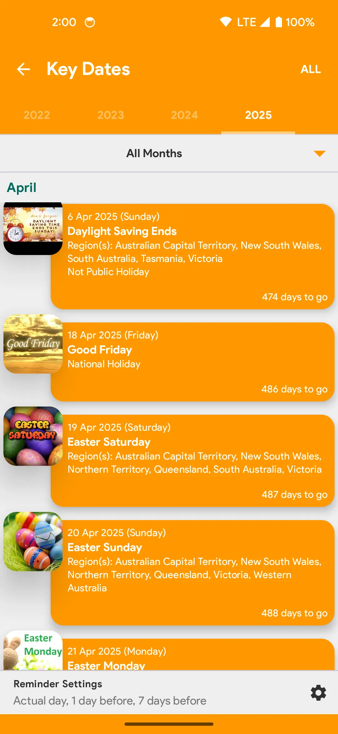 Australia Calendar | Indus Appstore | Screenshot