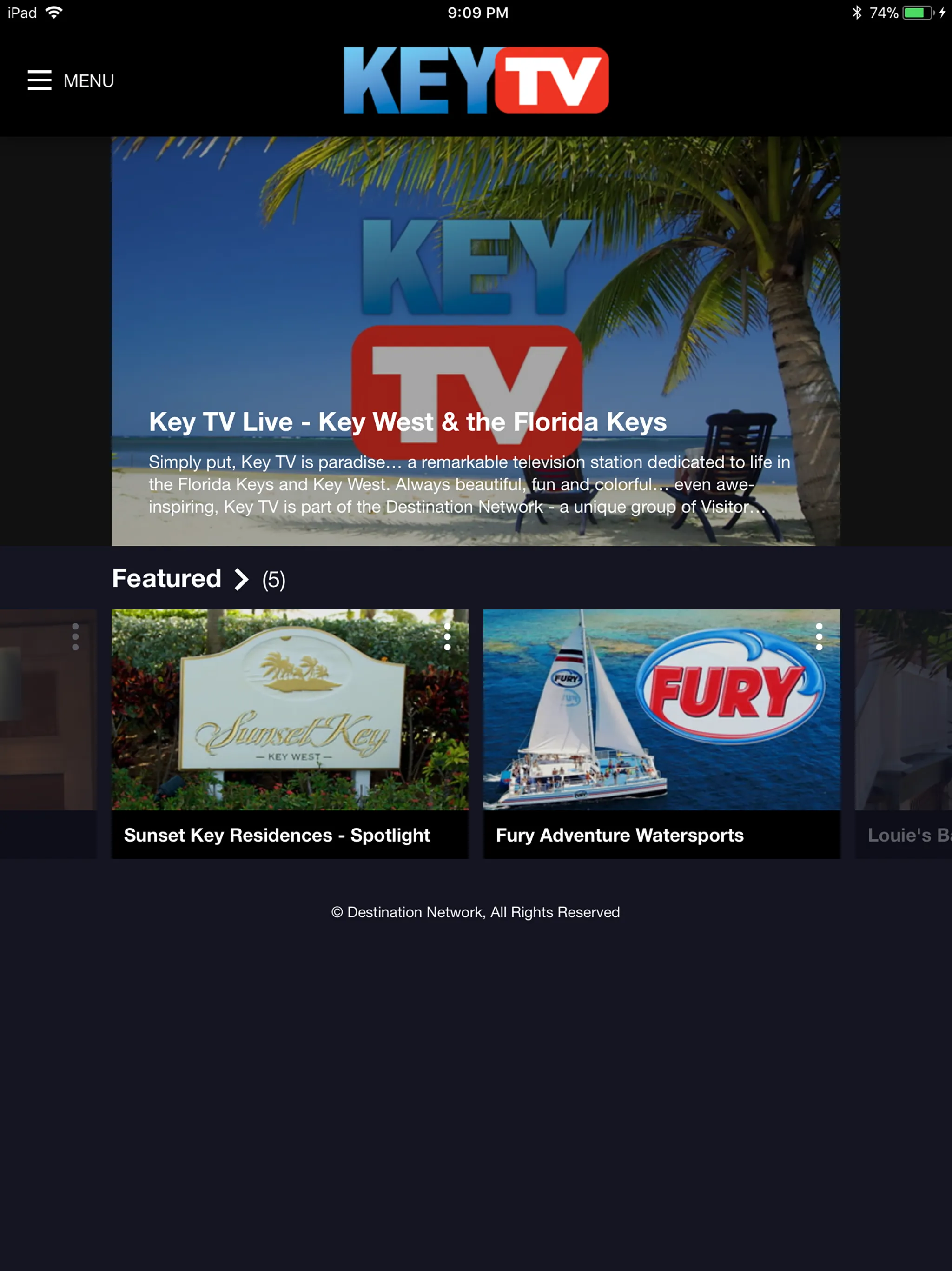 Key TV - Florida Keys | Indus Appstore | Screenshot