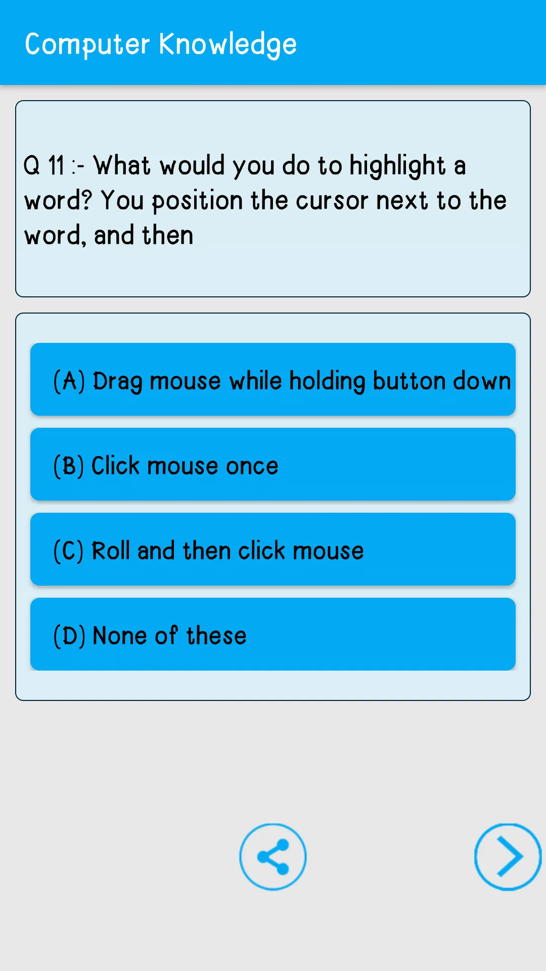 Computer GK in English | Indus Appstore | Screenshot