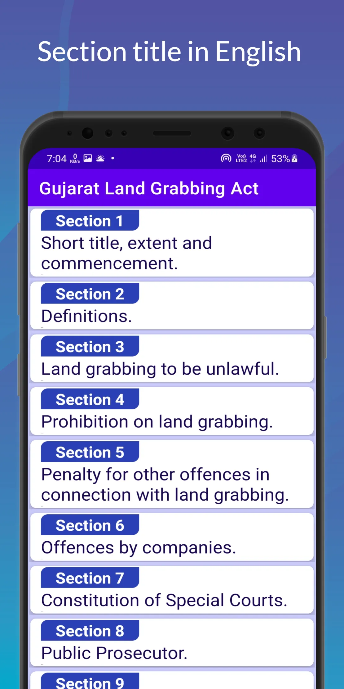 Gujarat Land Grabbing Act | Indus Appstore | Screenshot