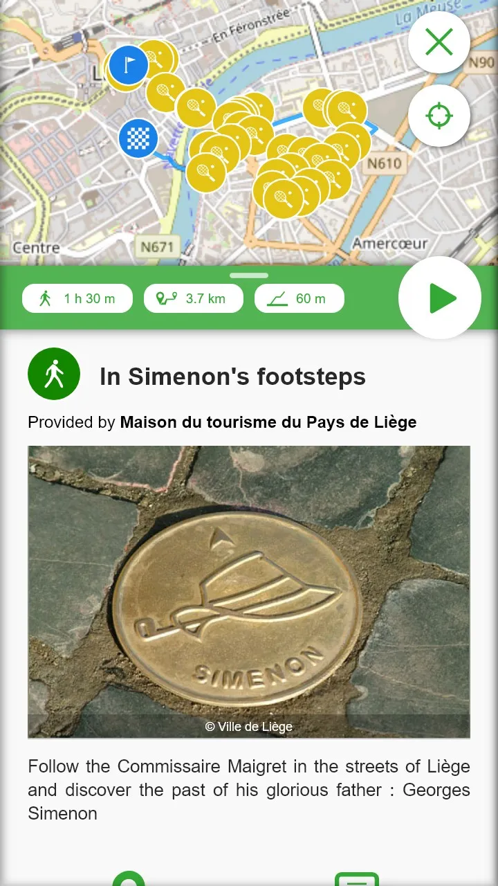 Walks through Liège | Indus Appstore | Screenshot