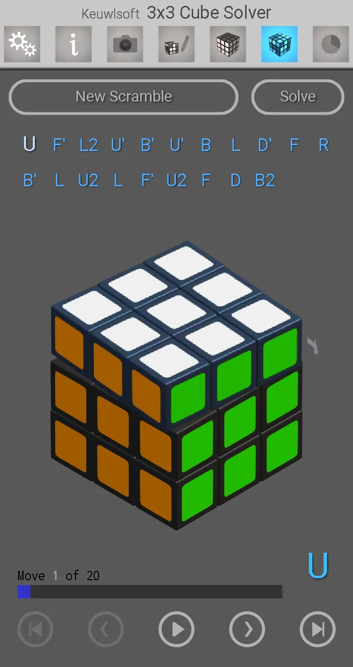 3x3 Cube Solver | Indus Appstore | Screenshot