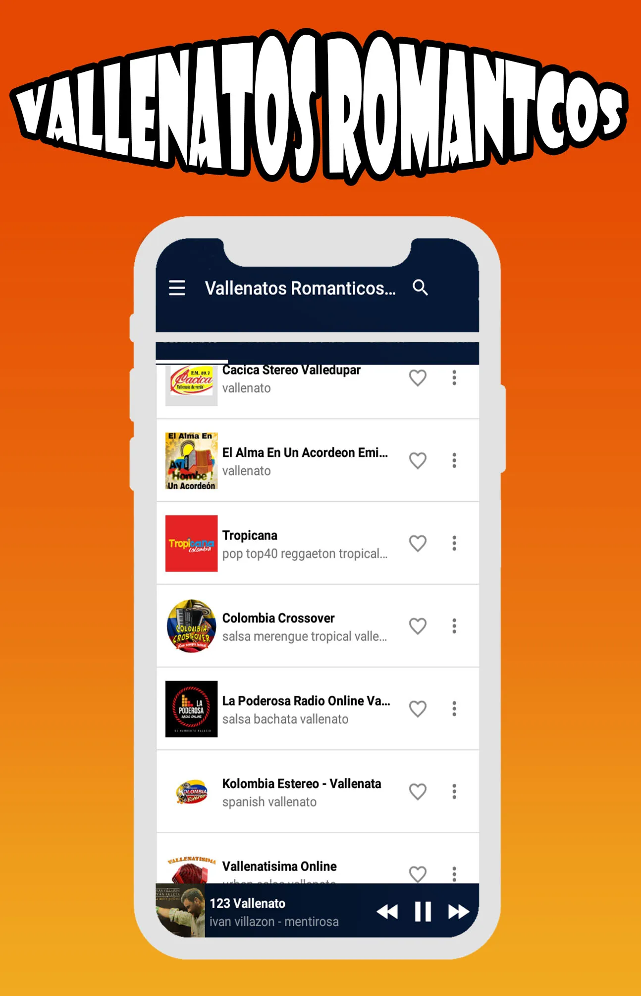 Vallenatos Romanticos | Indus Appstore | Screenshot