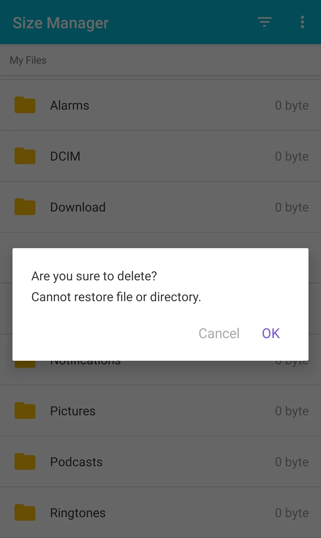 File, Directory Size Manager | Indus Appstore | Screenshot