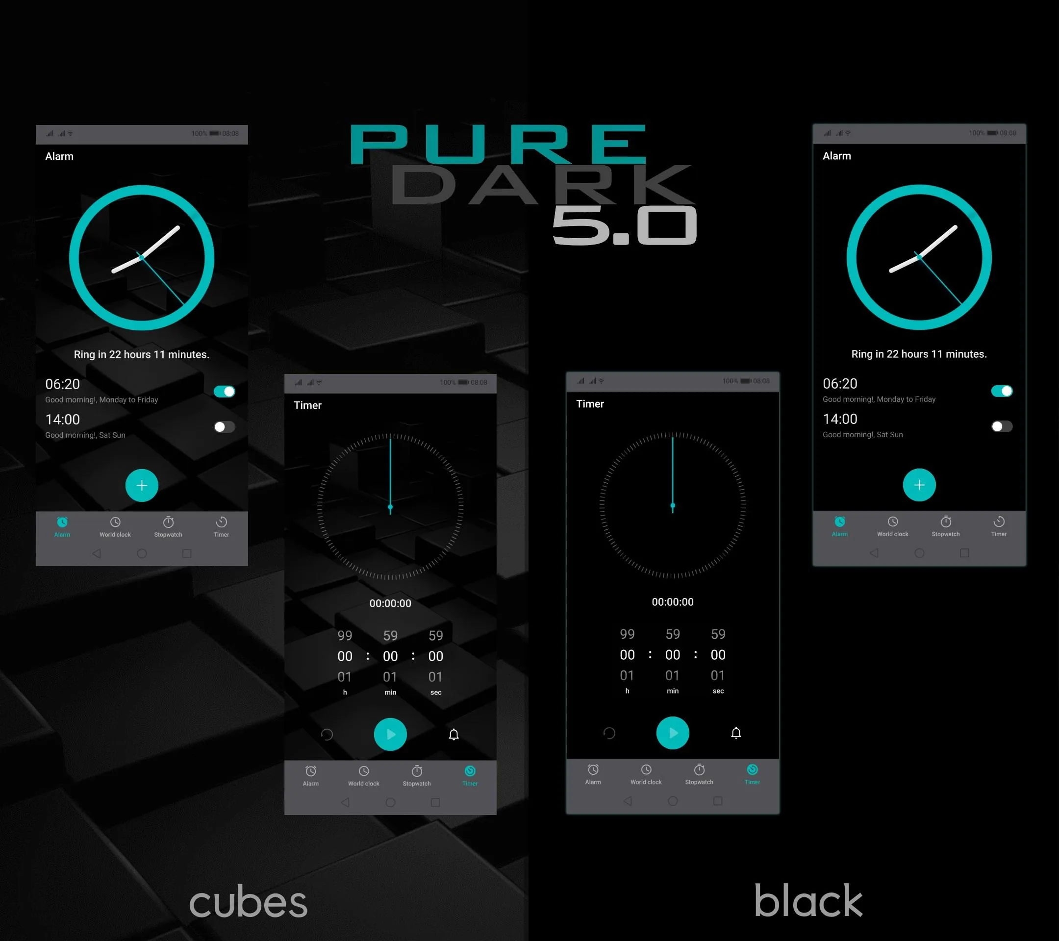 [EMUI 9.1]Pure Dark 5.0 Theme | Indus Appstore | Screenshot