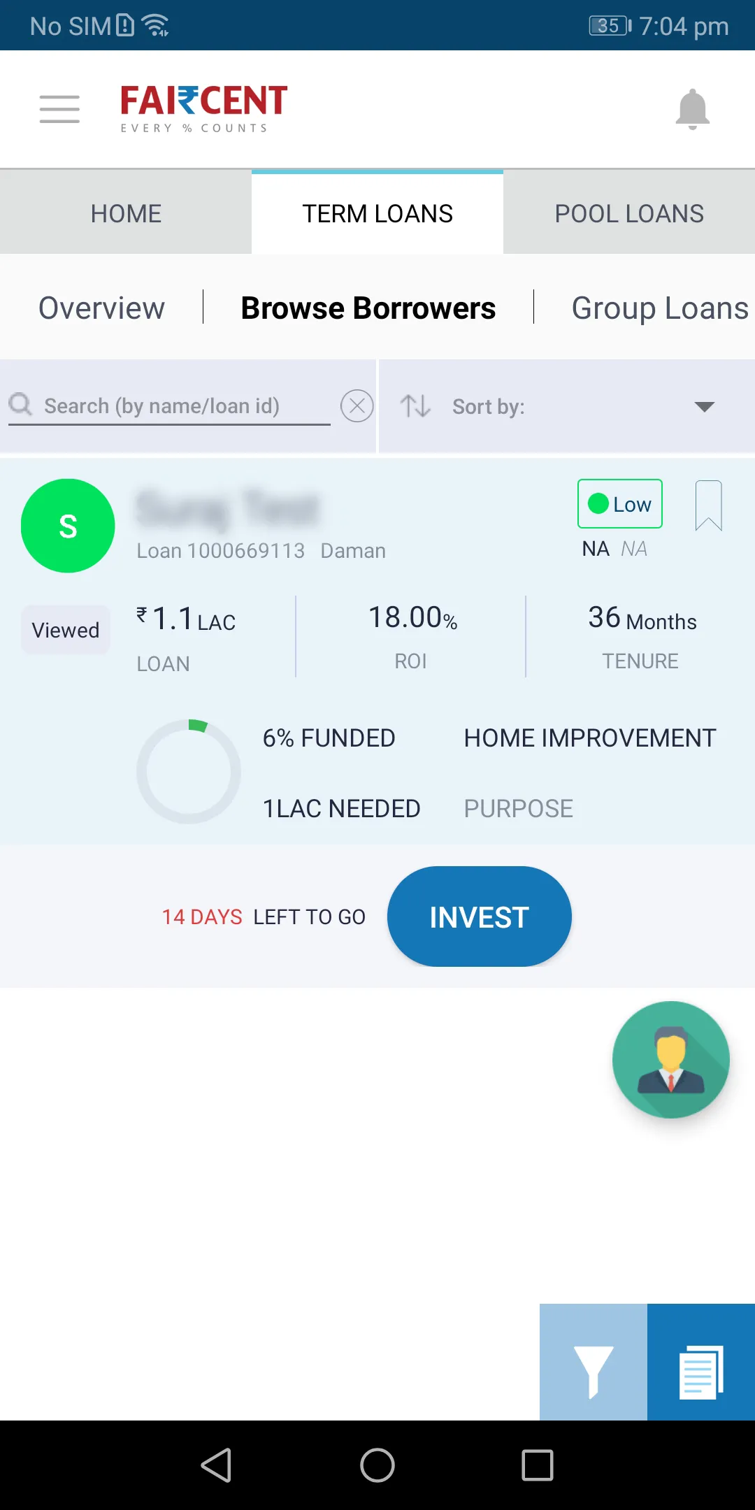 Faircent - Loans & Investments | Indus Appstore | Screenshot