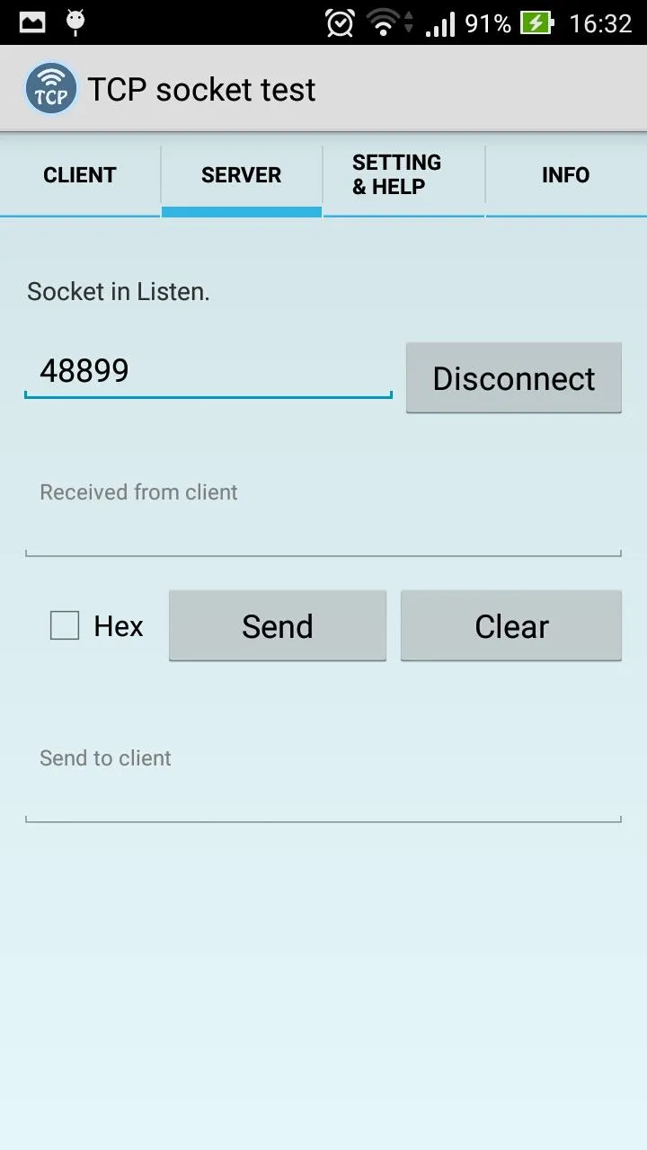 TCP Socket | Indus Appstore | Screenshot