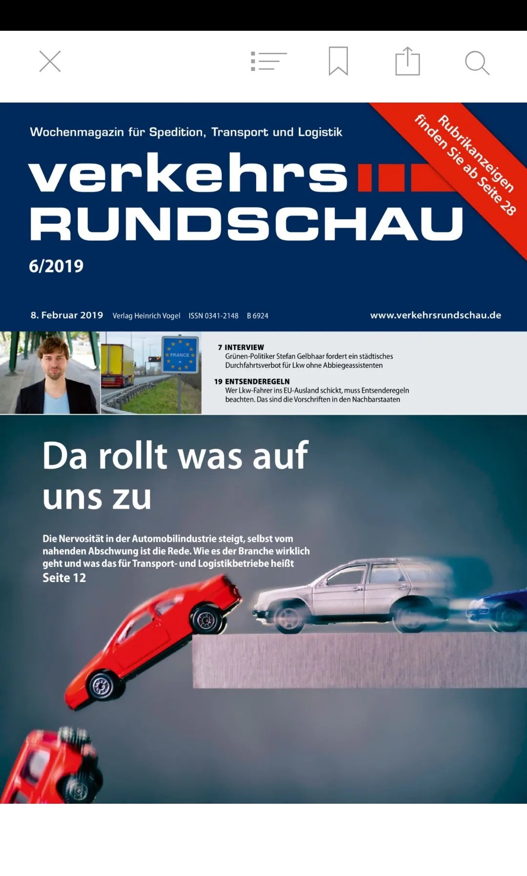 VerkehrsRundschau | Indus Appstore | Screenshot