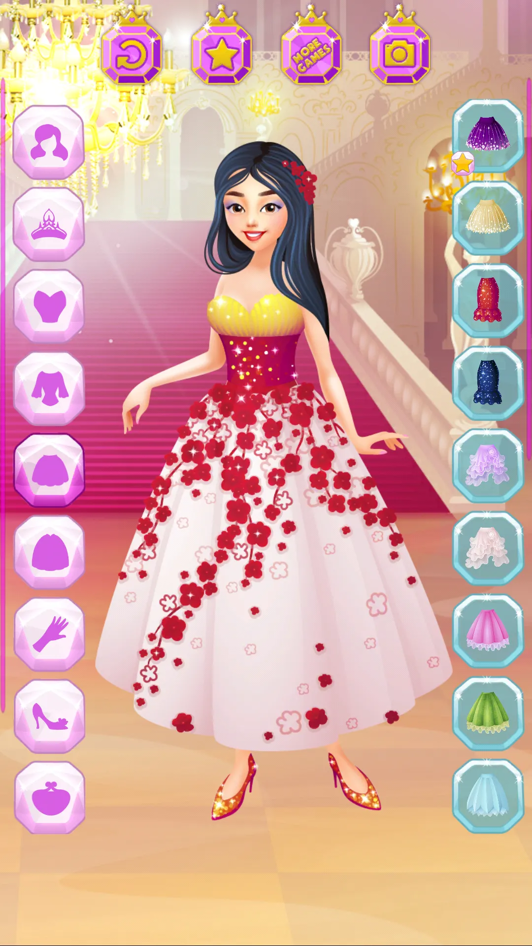 Cinderella Dress Up Girl Games | Indus Appstore | Screenshot