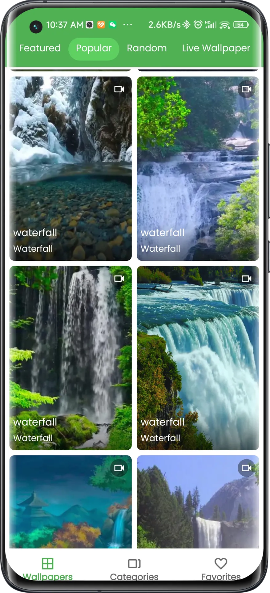 3D Waterfall Live Wallpaper | Indus Appstore | Screenshot