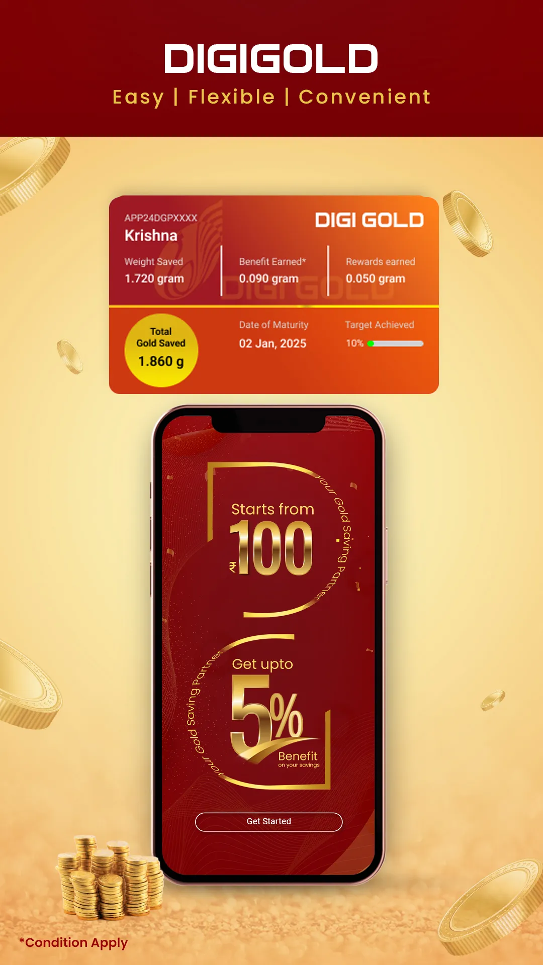 Thangamayil DigiGold Savings | Indus Appstore | Screenshot