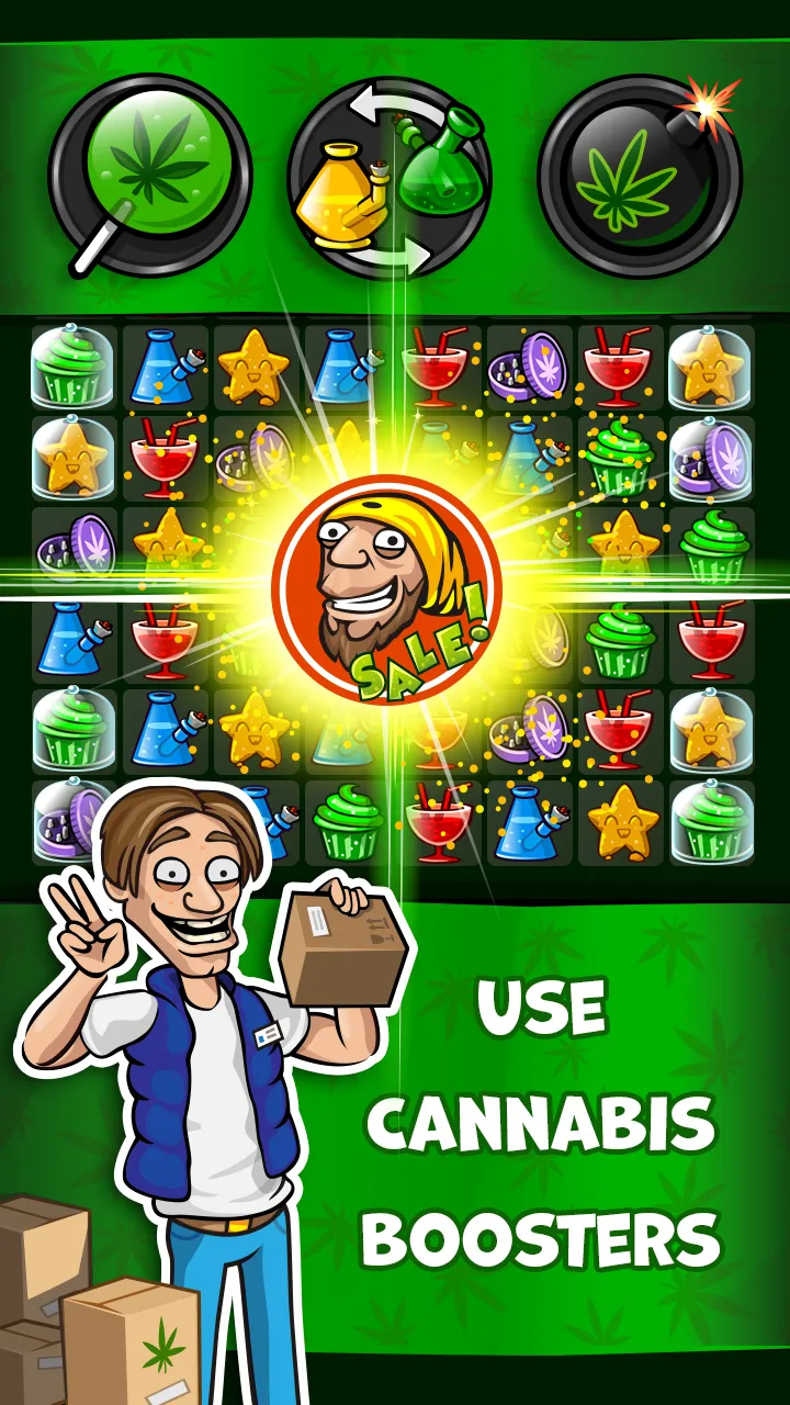 Puzzle Weed Story: "Wake&Bake" | Indus Appstore | Screenshot