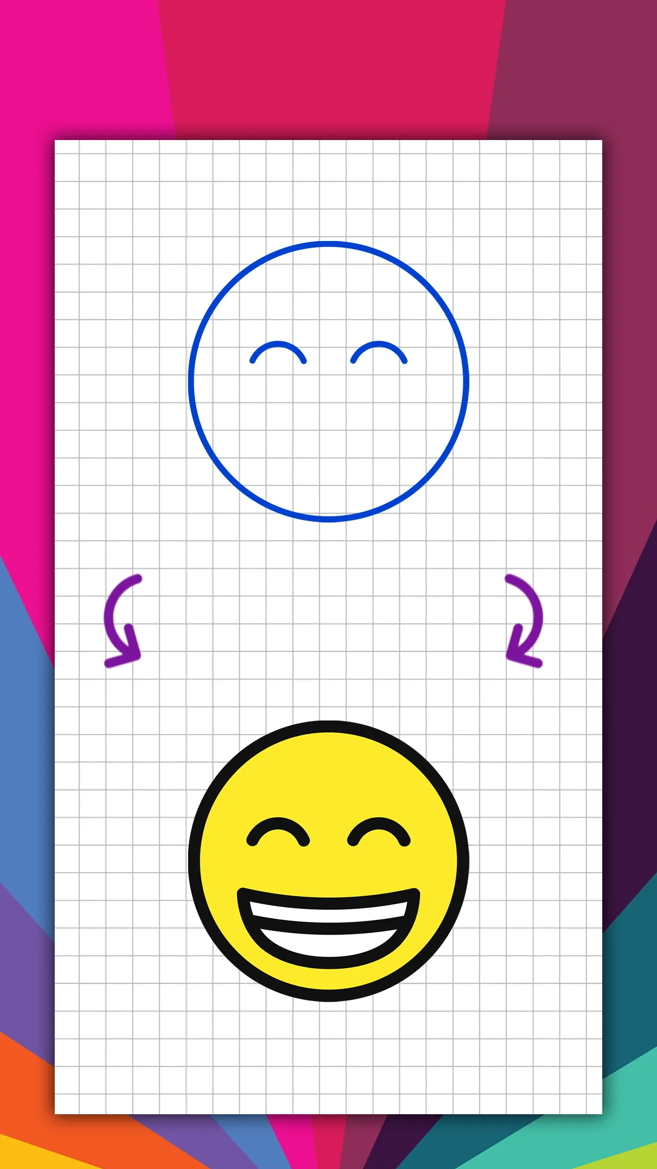 How to draw emoticons, emoji | Indus Appstore | Screenshot