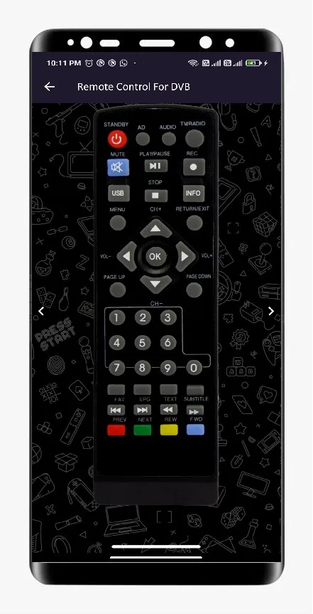 Remote Control For DVB | Indus Appstore | Screenshot