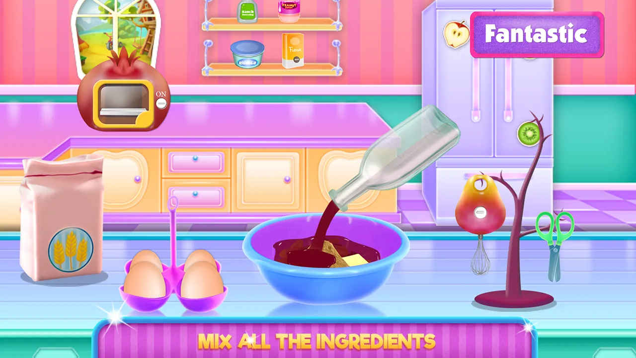 Fruit Chocolate Cake Cooking | Indus Appstore | Screenshot