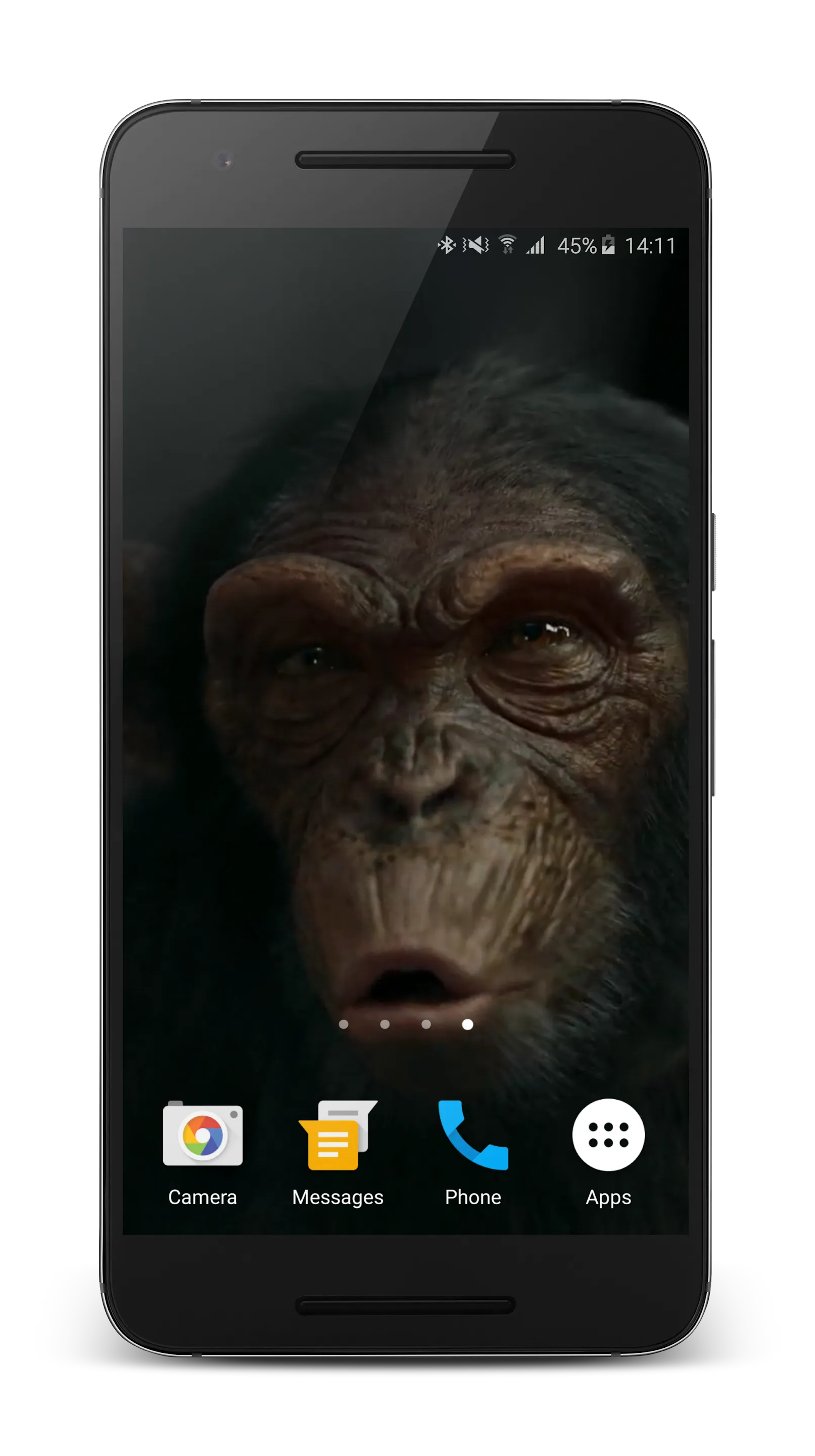 Talking Monkey Live Wallpaper | Indus Appstore | Screenshot