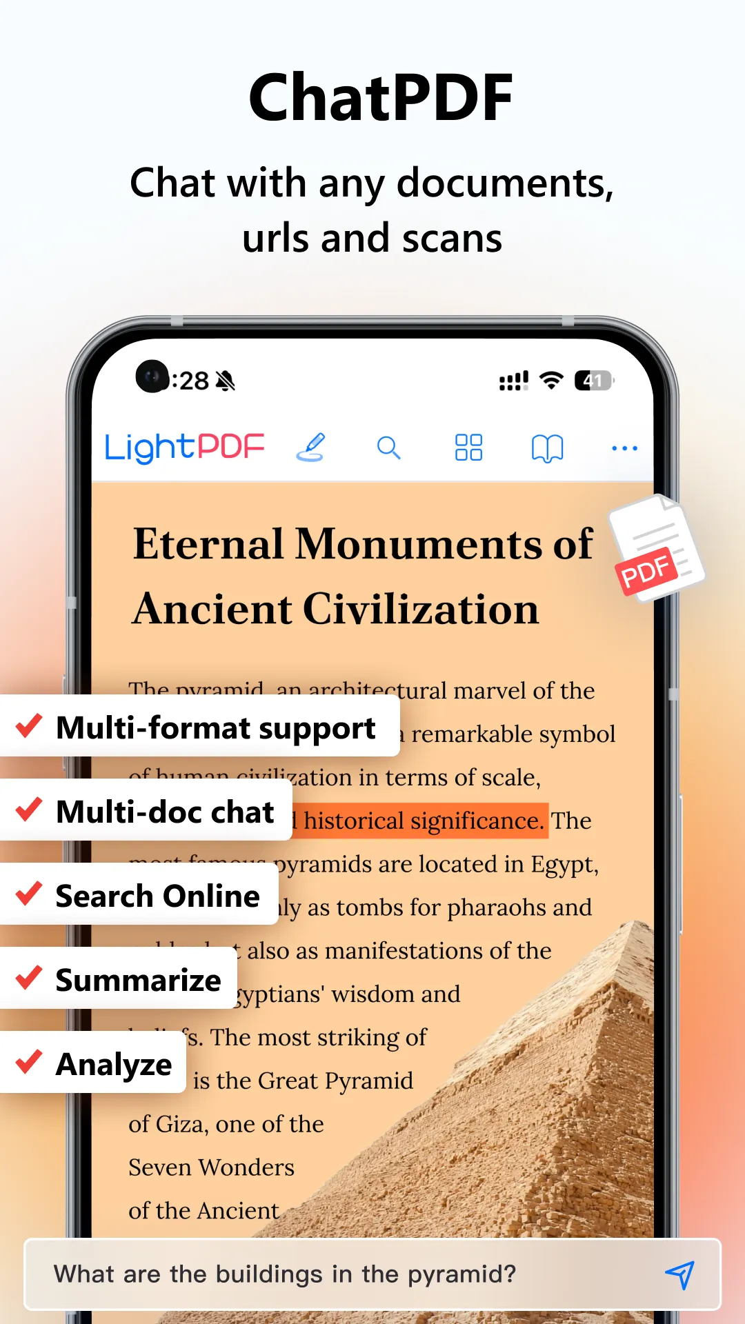 LightPDF: ChatPDF&Convert&Scan | Indus Appstore | Screenshot