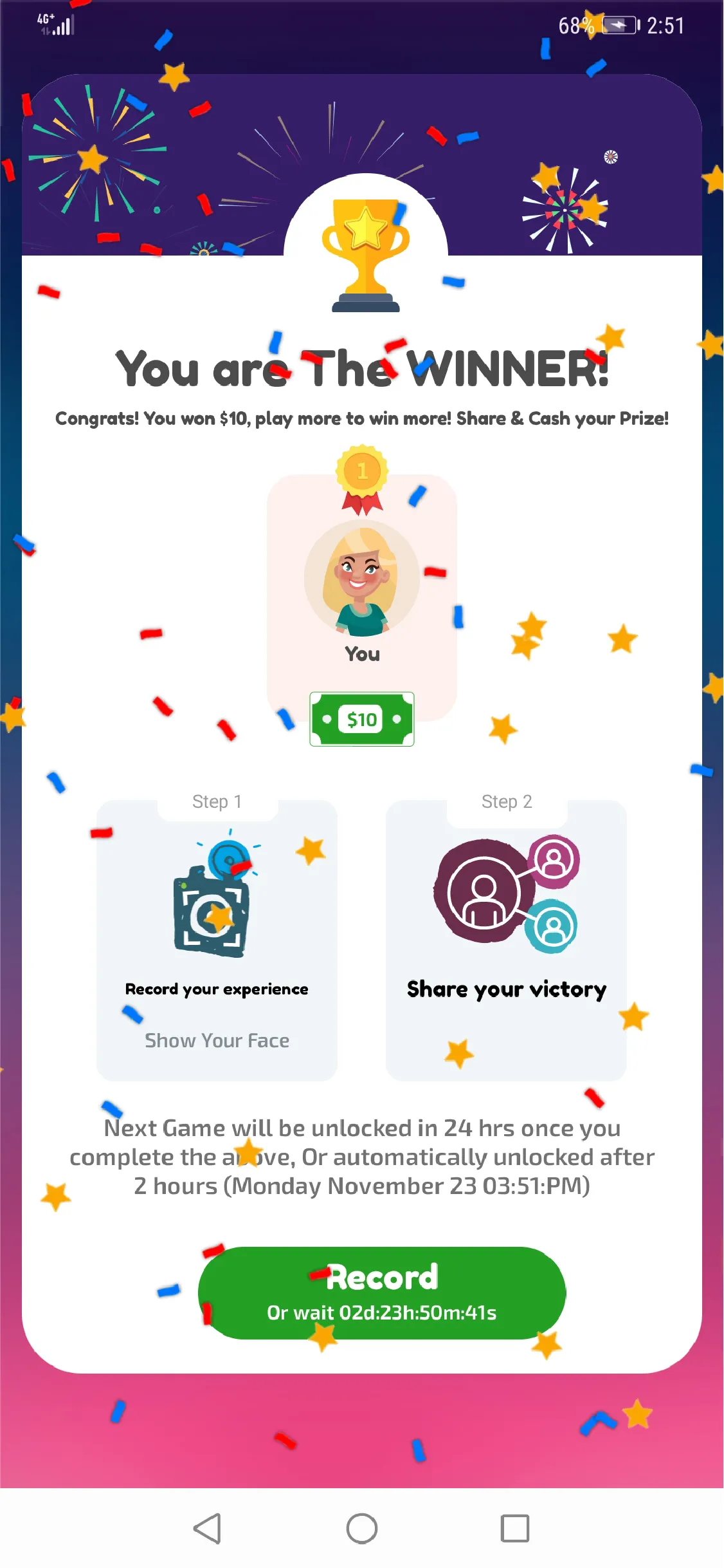 Play and Win-Win Cash Prizes! | Indus Appstore | Screenshot