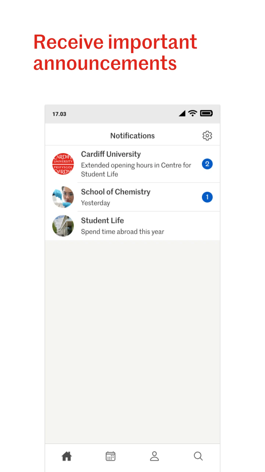 Cardiff University Students | Indus Appstore | Screenshot