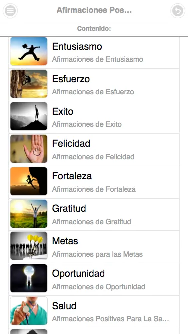 Afirmaciones Positivas | Indus Appstore | Screenshot