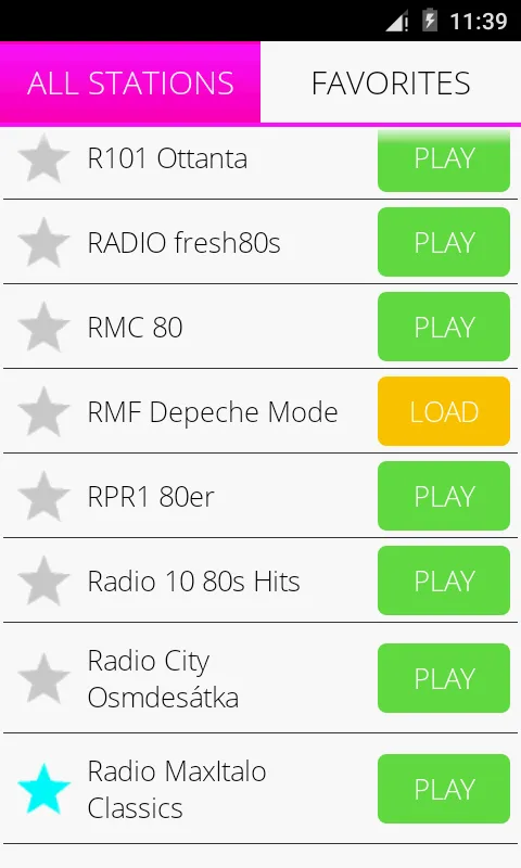 80s Music Radio | Indus Appstore | Screenshot