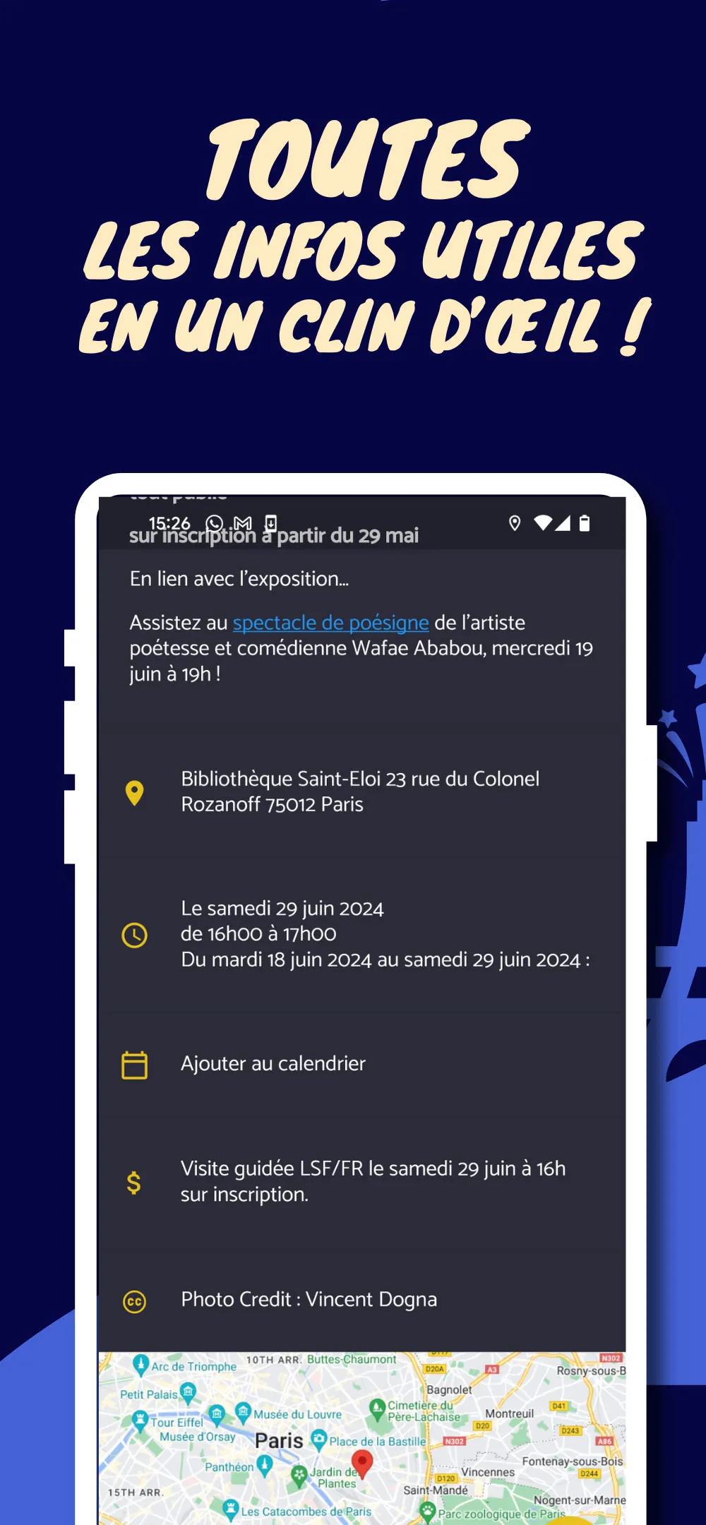 Parissi - Events in Paris | Indus Appstore | Screenshot