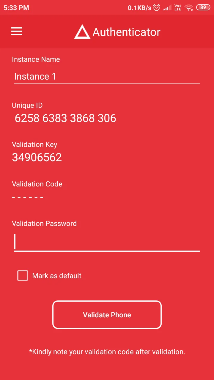 ARCON Authenticator | Indus Appstore | Screenshot