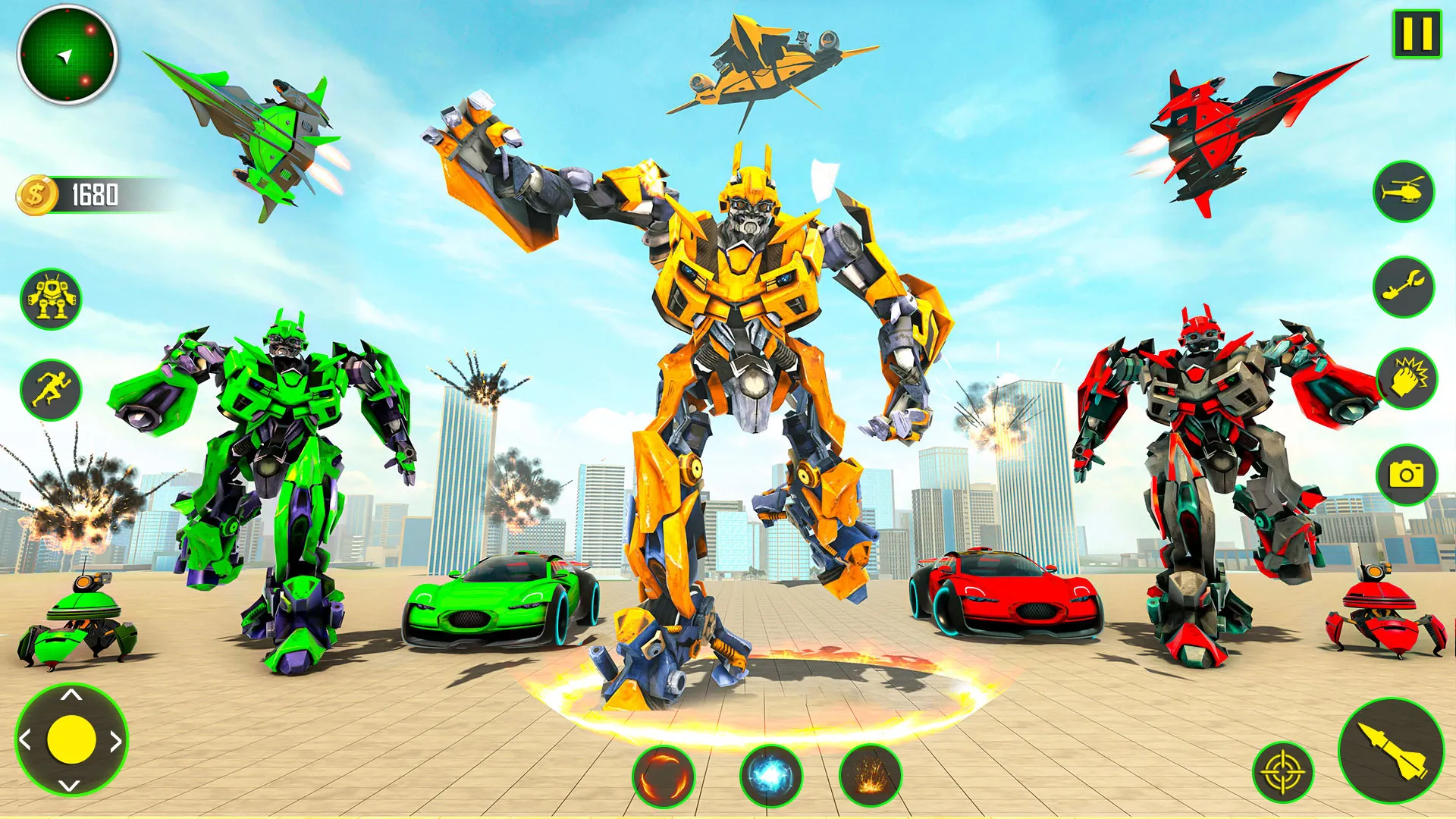 Air Robot Game - Flying Robot | Indus Appstore | Screenshot