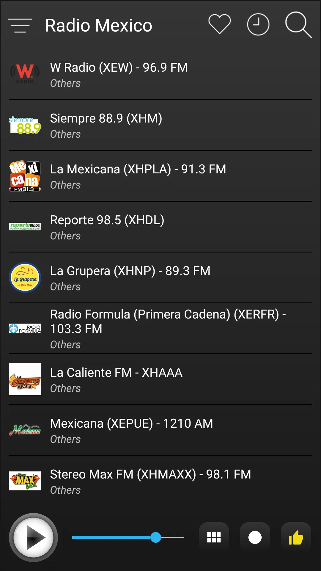 Mexico Radio FM AM Music | Indus Appstore | Screenshot