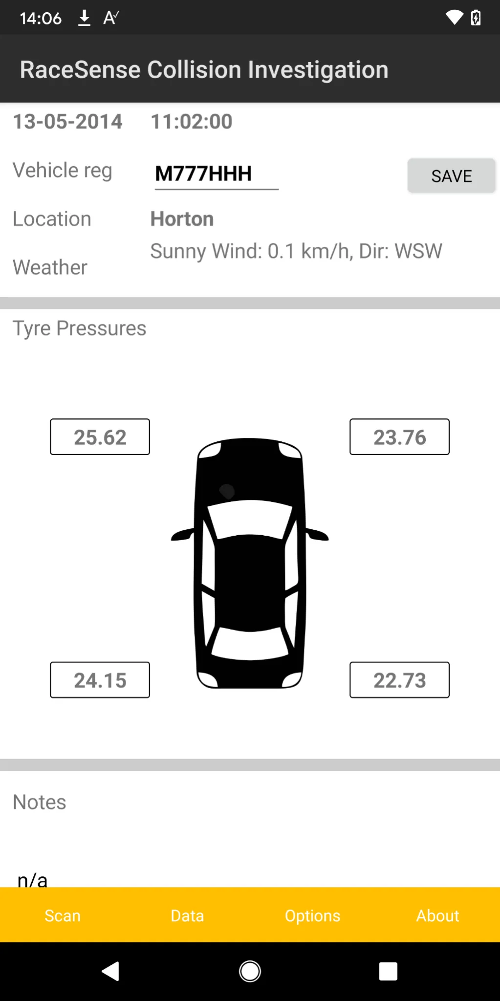 RaceSense Collision Investigat | Indus Appstore | Screenshot