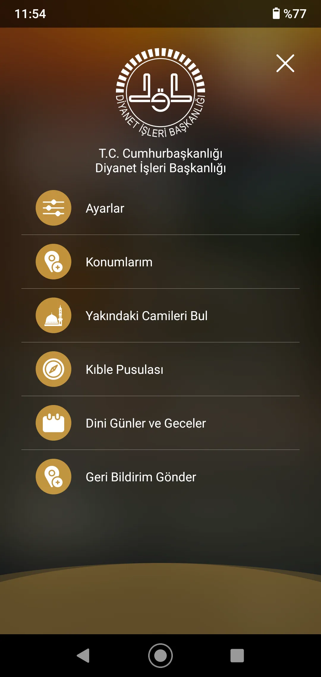 Diyanet Namaz Vaktim | Indus Appstore | Screenshot