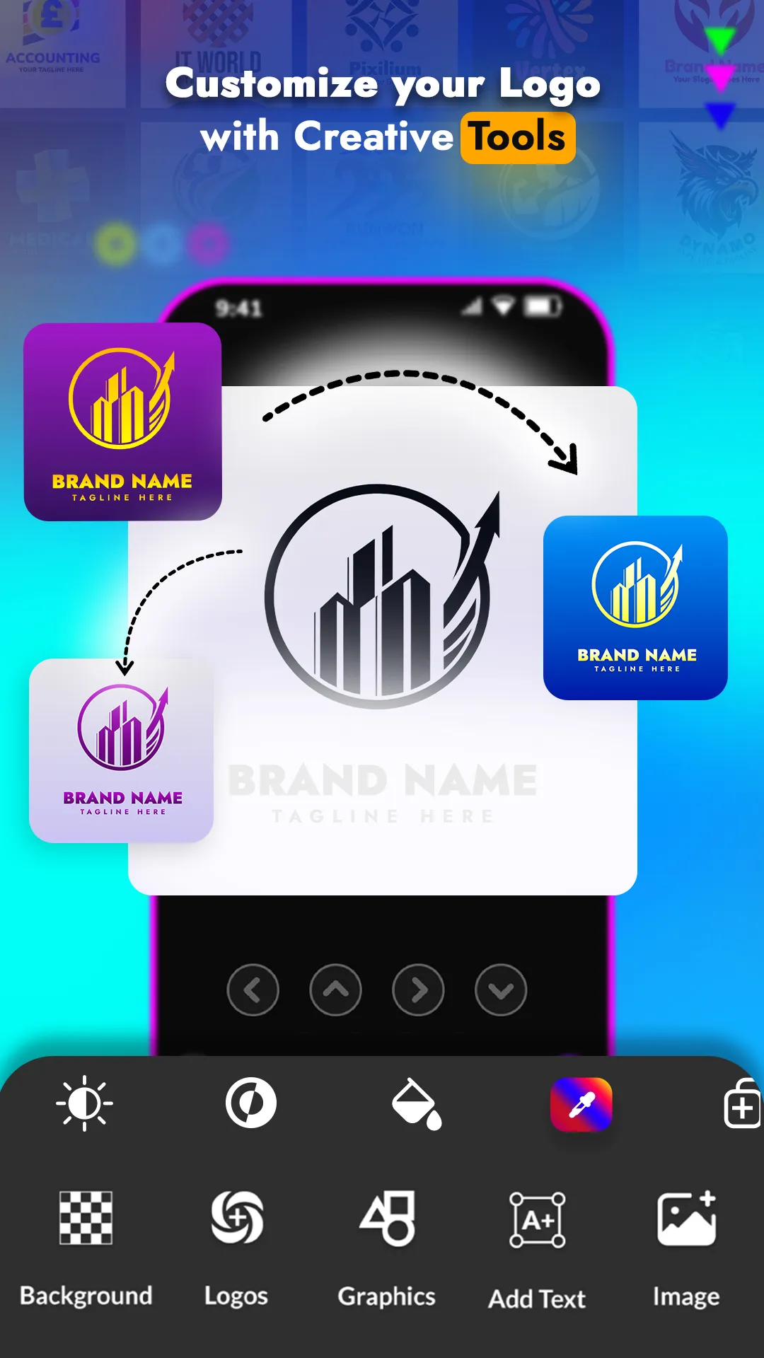 Logo Maker - Brand Logo Design | Indus Appstore | Screenshot