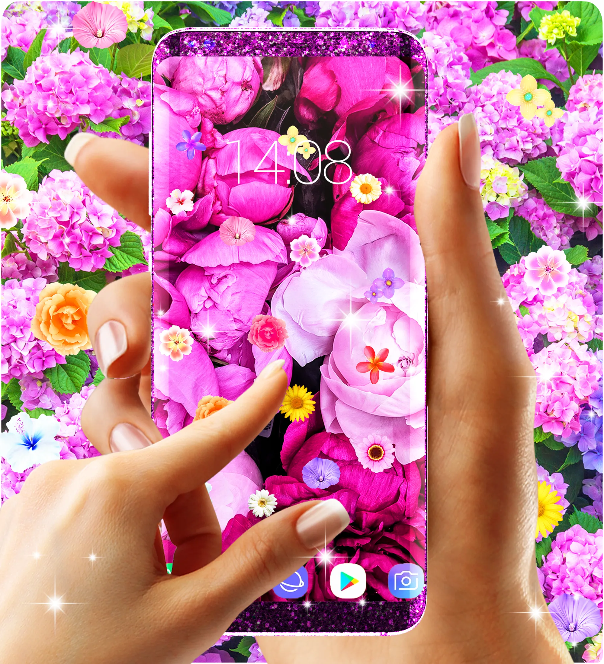 Summer flowers live wallpaper | Indus Appstore | Screenshot