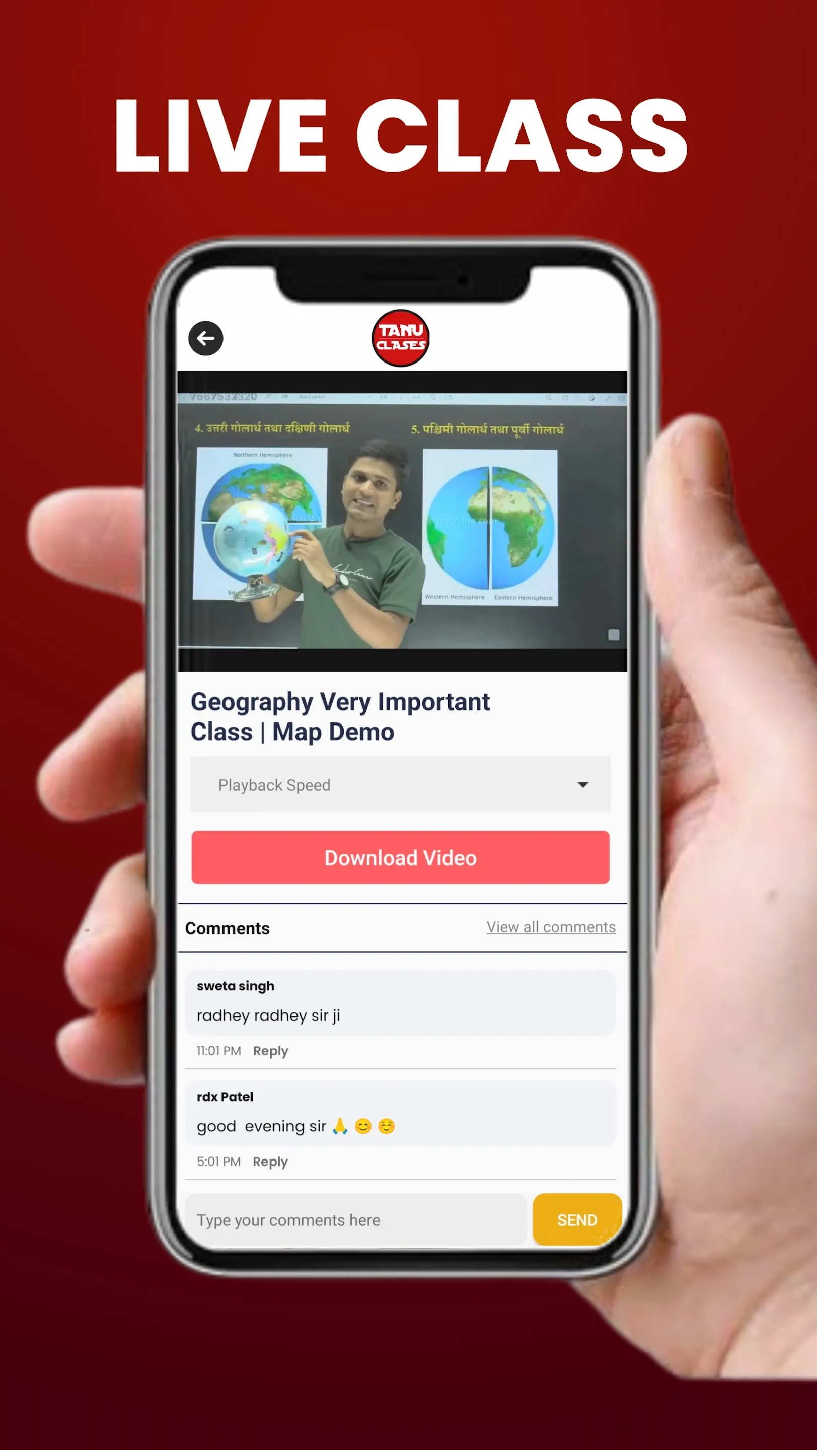 Tanu Classes | Indus Appstore | Screenshot