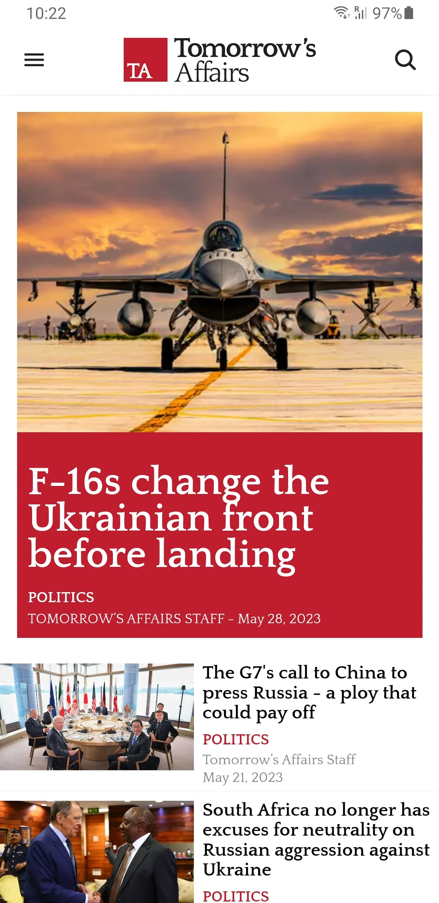 Tomorrow's Affairs | Indus Appstore | Screenshot