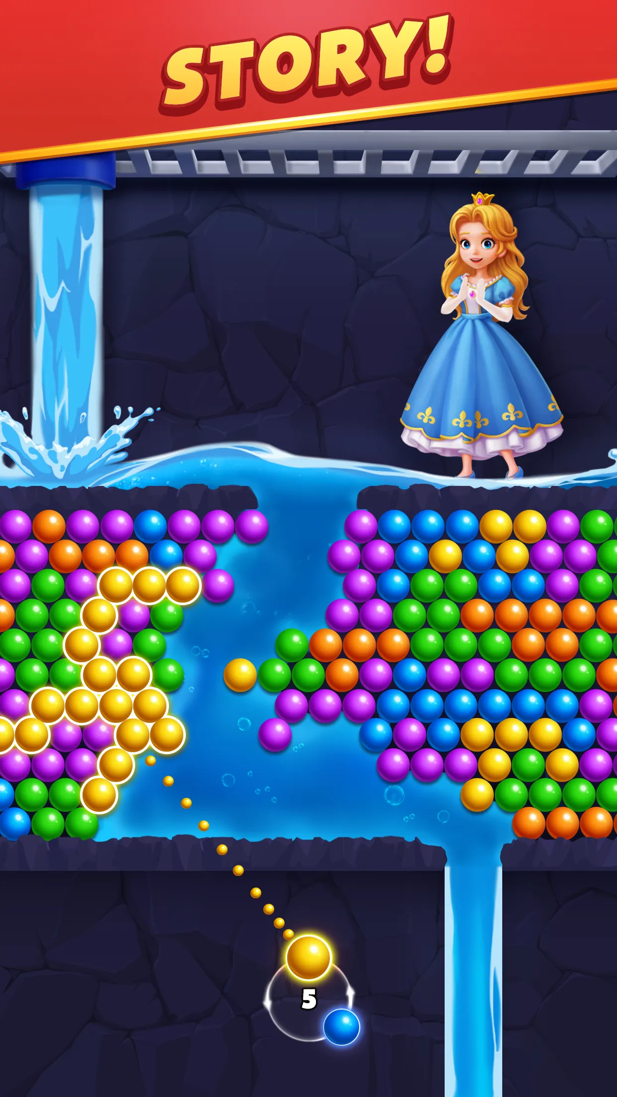 Bubble Shooter Royal Pop | Indus Appstore | Screenshot