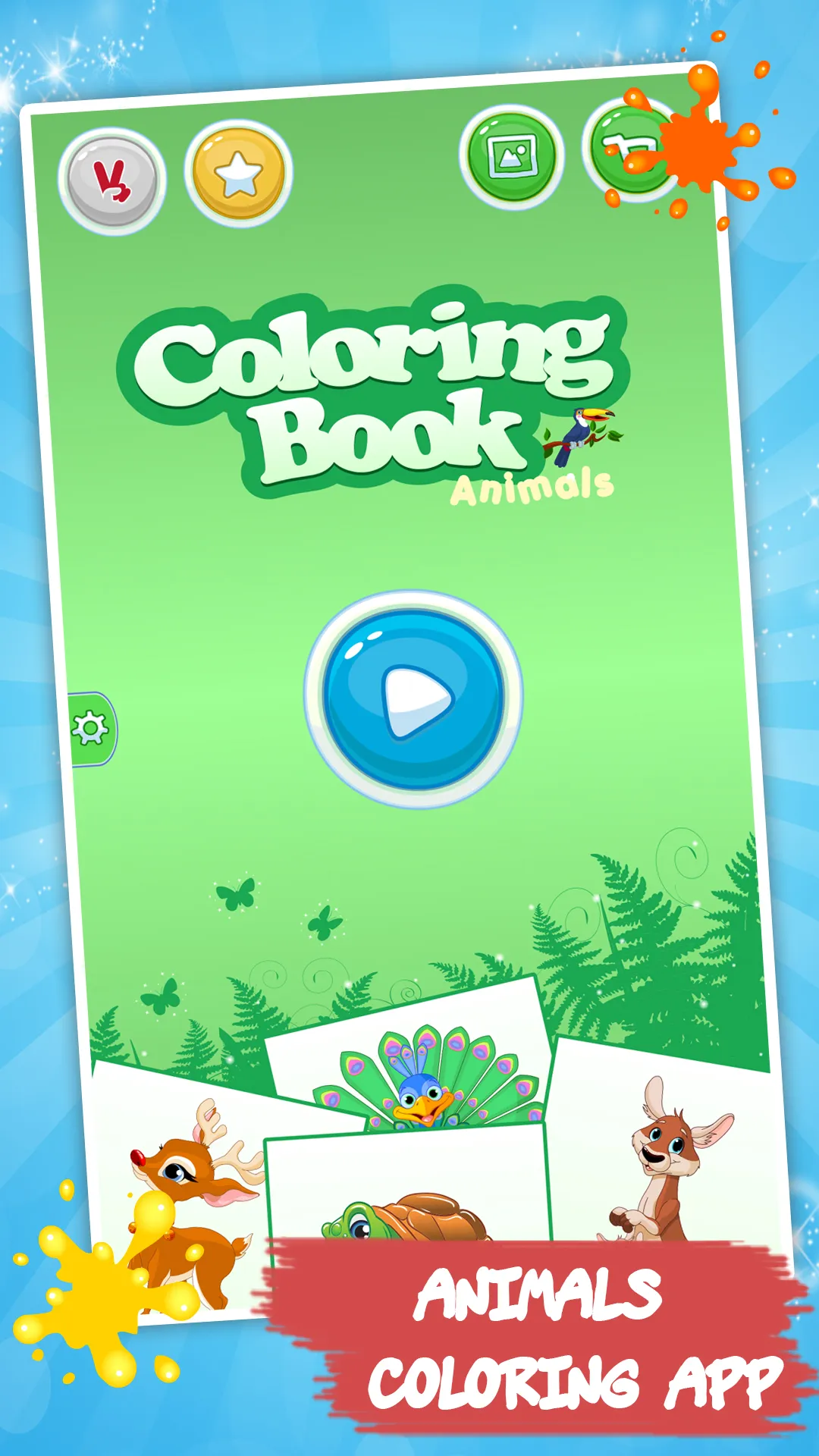 Animal Coloring Games for Kids | Indus Appstore | Screenshot