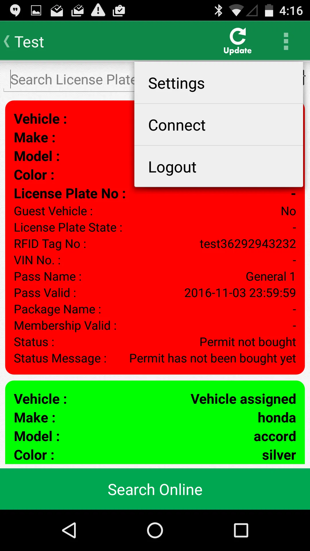 Online Parking Pass | Indus Appstore | Screenshot