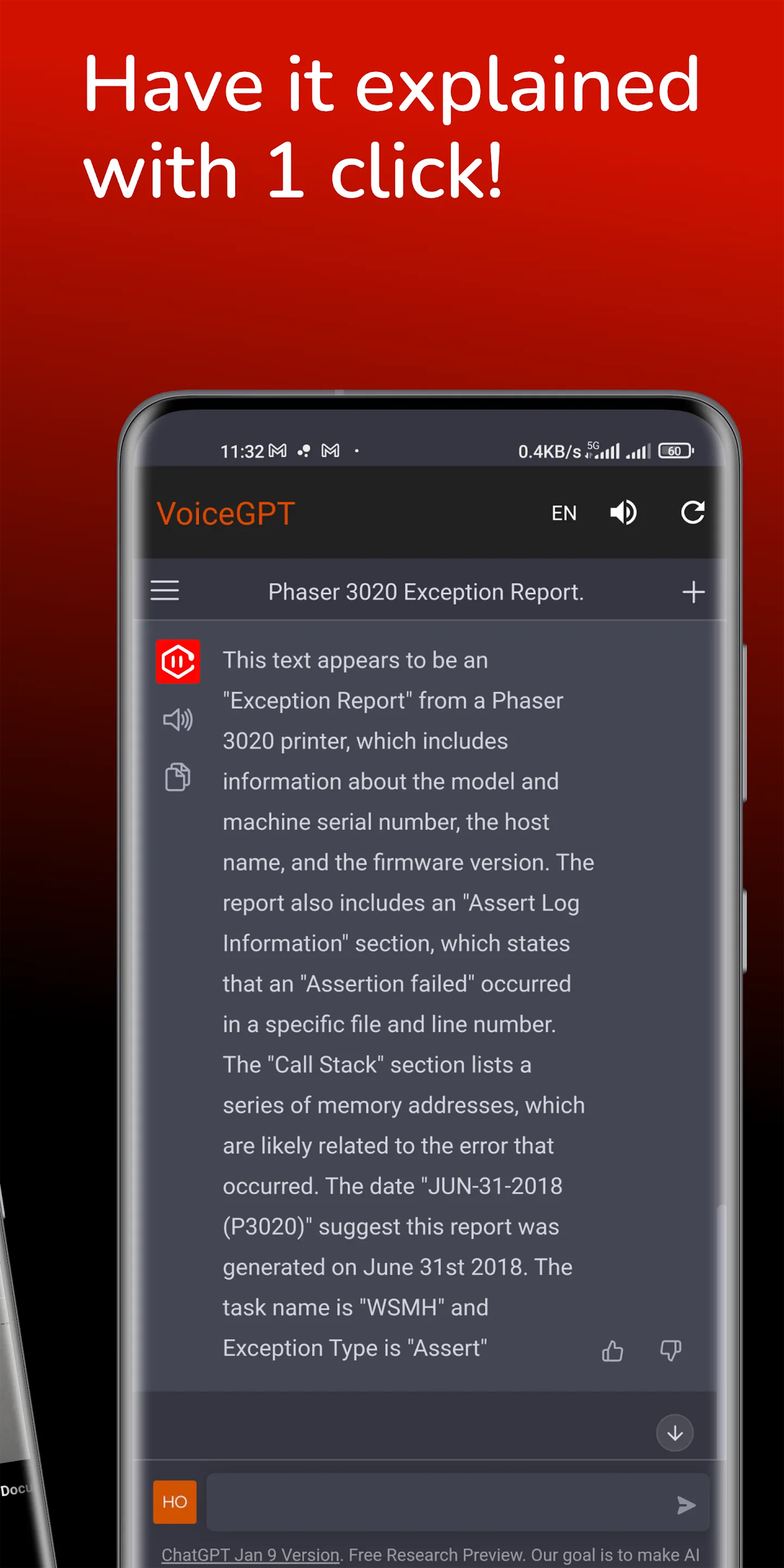 VoiceGPT: AI Voice Assistant | Indus Appstore | Screenshot