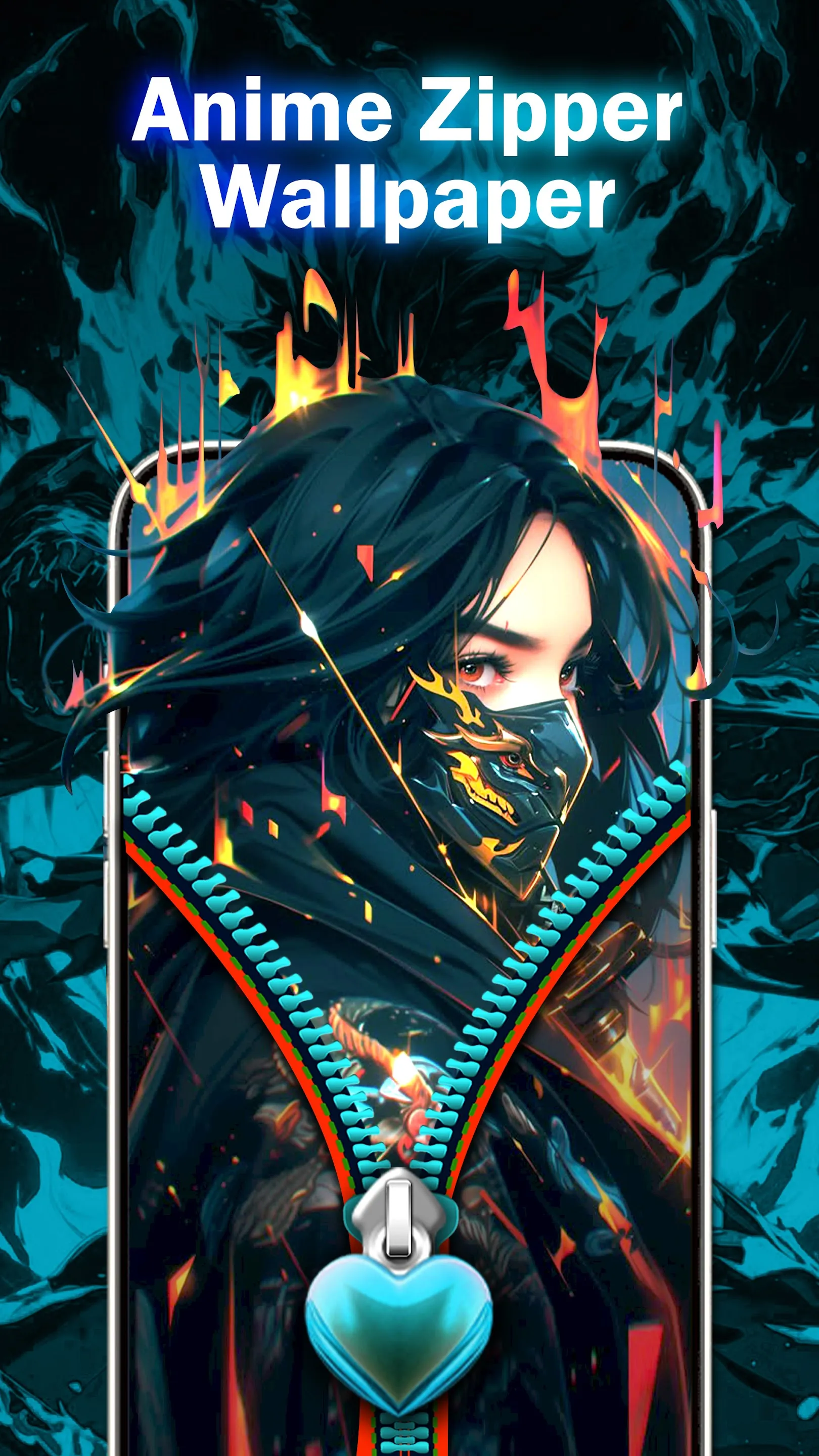 Zipper Lock Screen Wallpaper | Indus Appstore | Screenshot