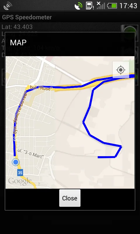 GPS Speedometer | Indus Appstore | Screenshot