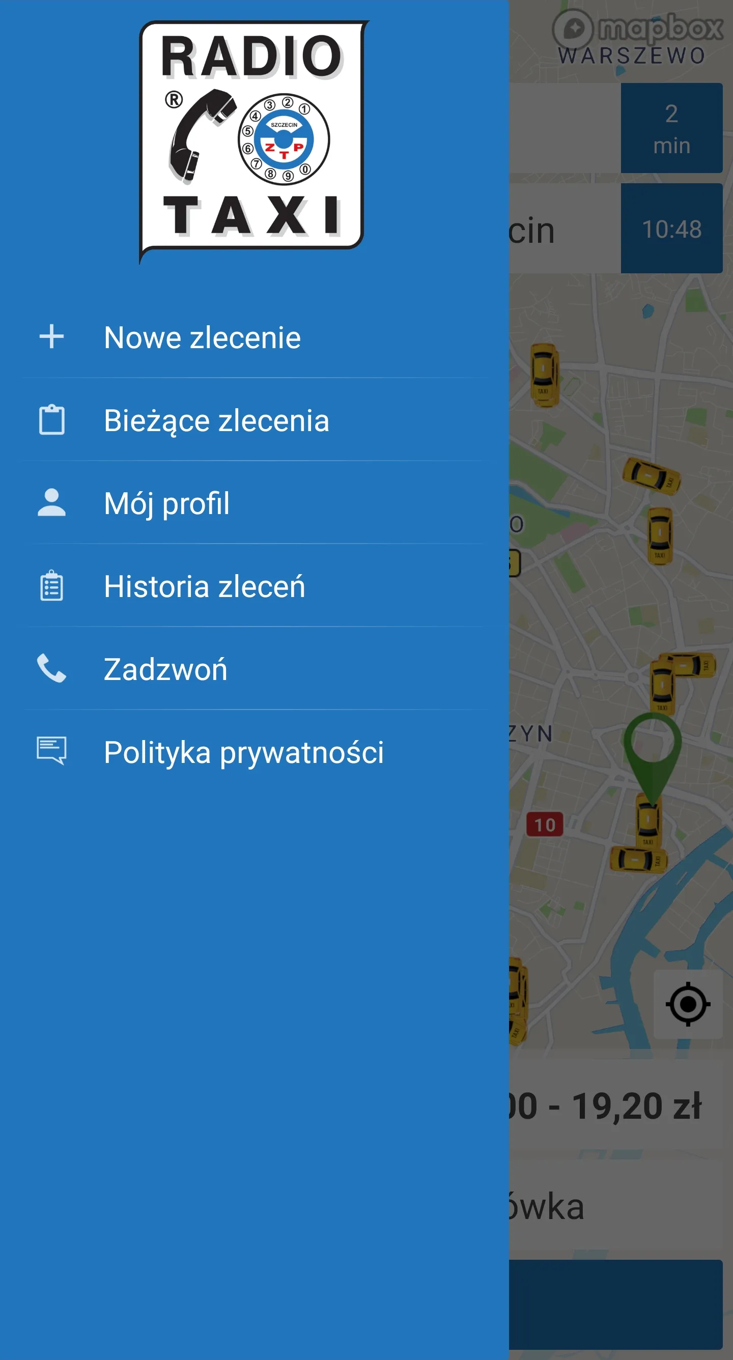 ZTP Radio Taxi Szczecin | Indus Appstore | Screenshot