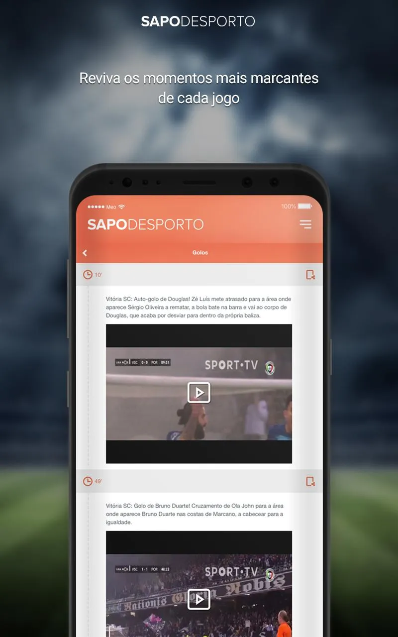 SAPO Desporto | Indus Appstore | Screenshot