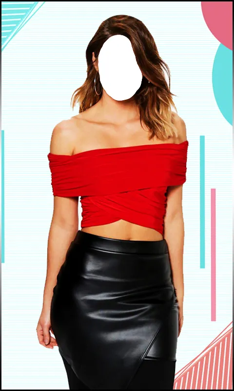 Women Crop Shoulder Photo Suit | Indus Appstore | Screenshot