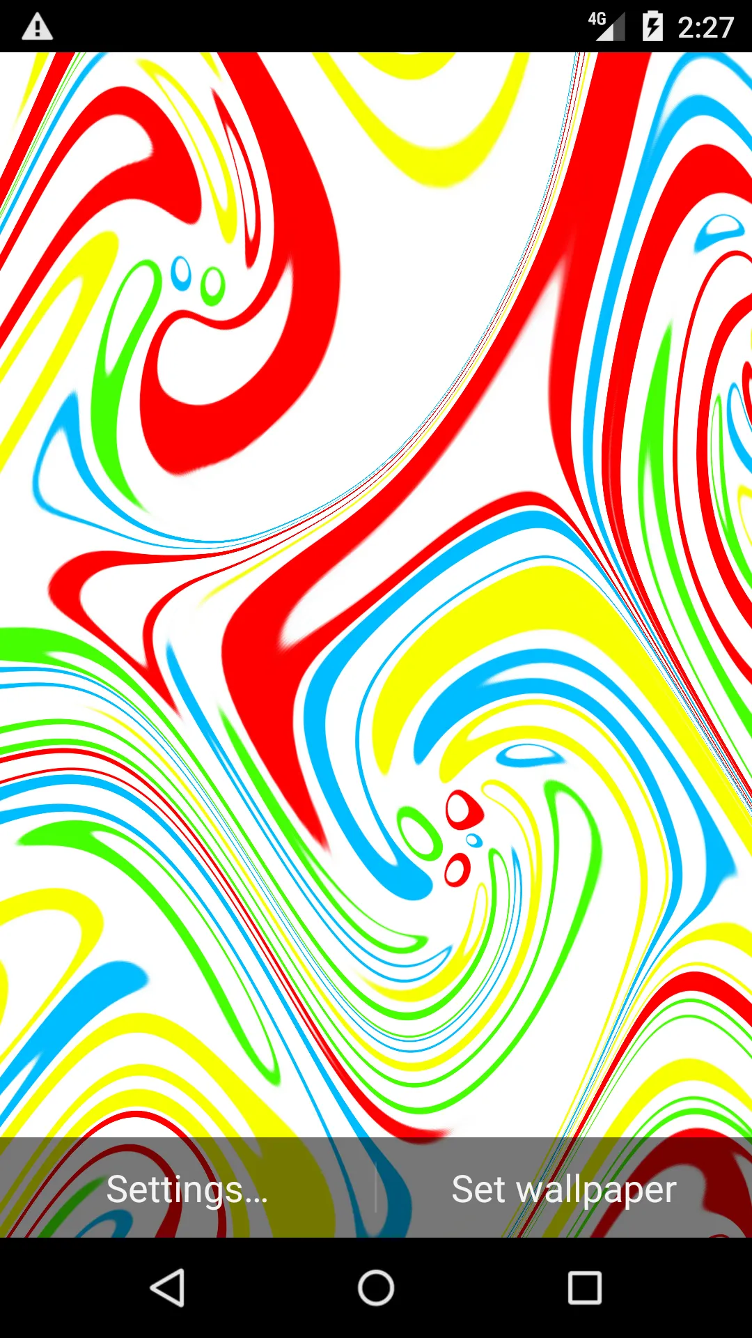 Swirly live wallpaper | Indus Appstore | Screenshot