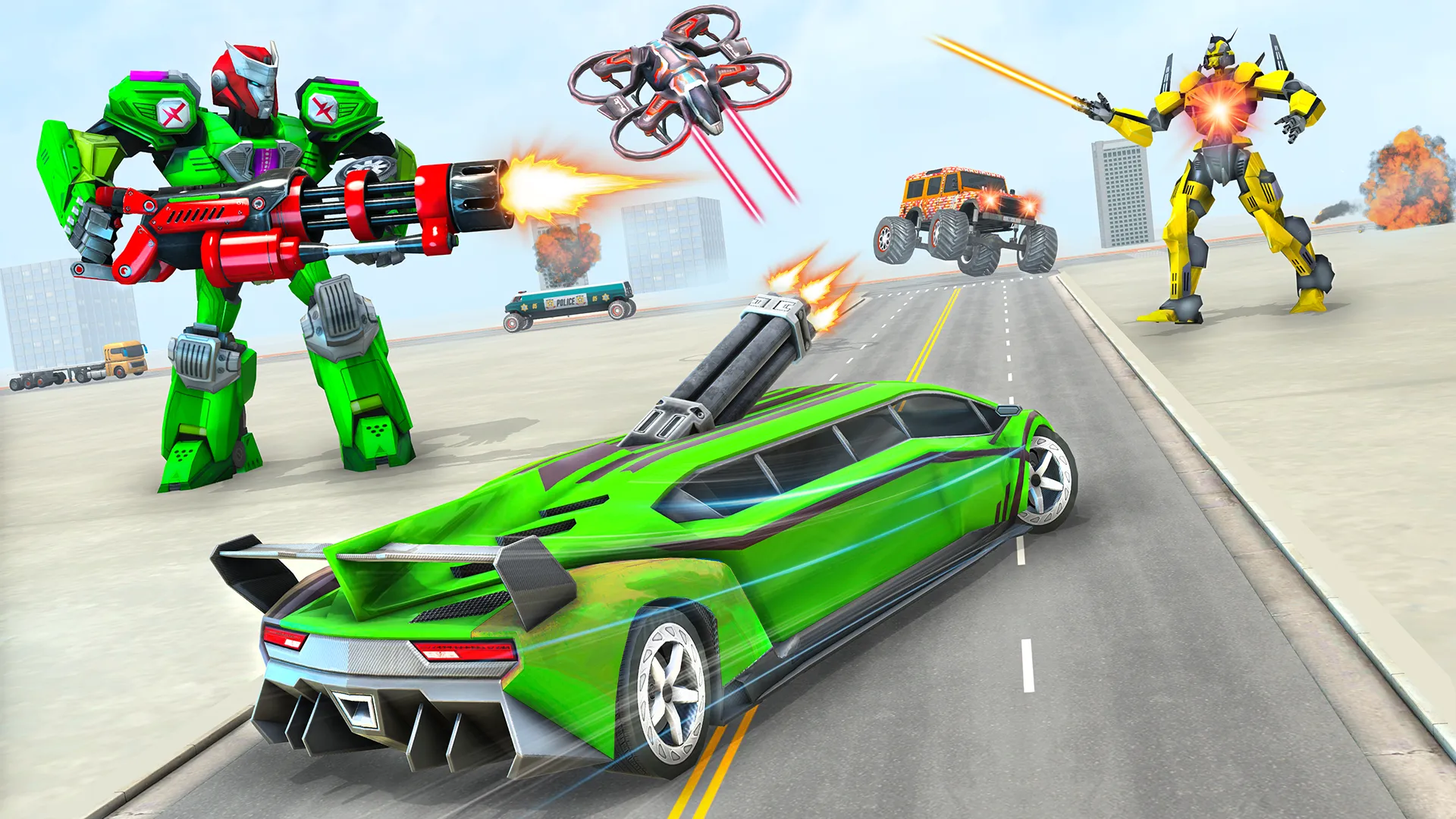 Army Robot Car Game:Robot Game | Indus Appstore | Screenshot