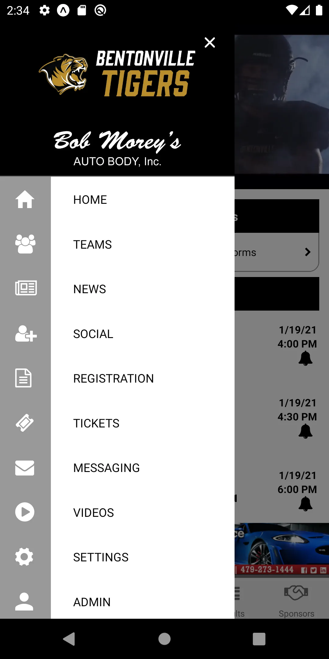 Bentonville Tiger Athletics | Indus Appstore | Screenshot