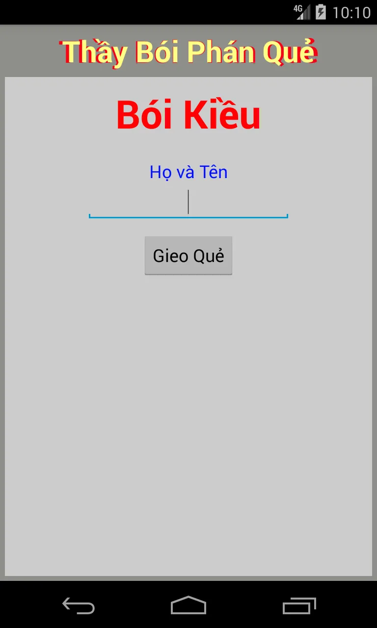 Thầy Bói Phán Quẻ | Indus Appstore | Screenshot