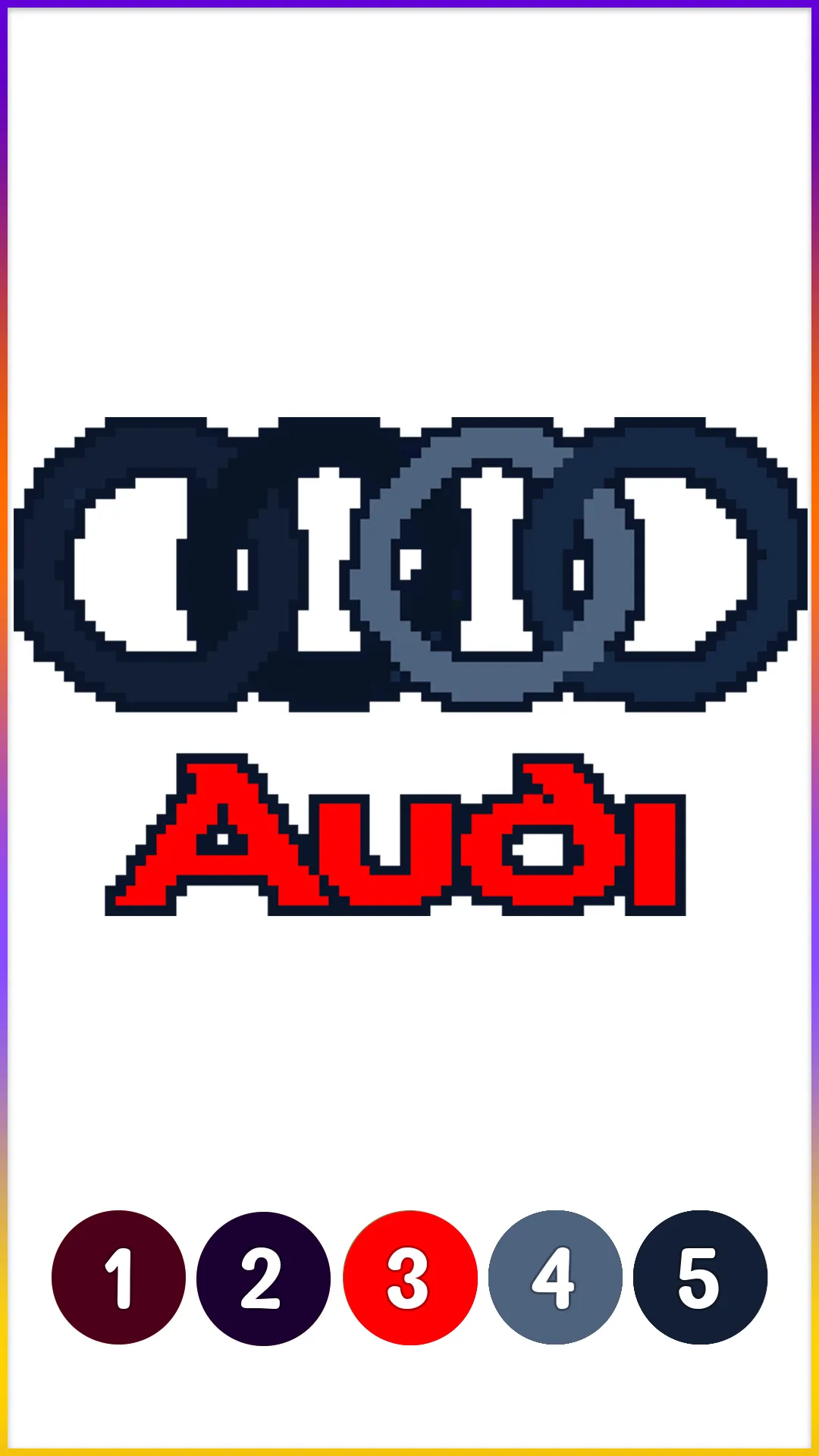 Cars Logo Pixel Art Coloring | Indus Appstore | Screenshot